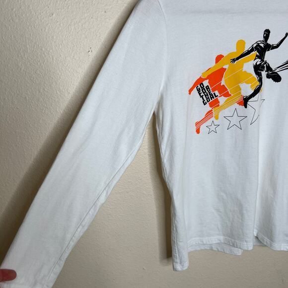 Gap Kids Long Sleeve Soccer Print Tee XL - Picture 3 of 8
